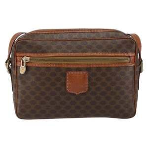 Celine Macadam Shoulder Bag Brown